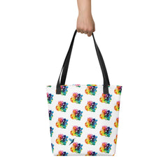 Artistic Watercolor Flowers Art Tote bag