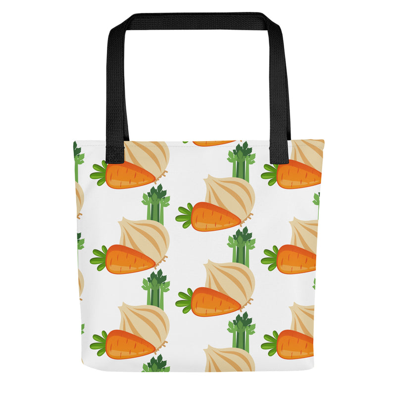 Mirepoix Carrots Onions Celery Tote bag Gift for Someone who loves to cook