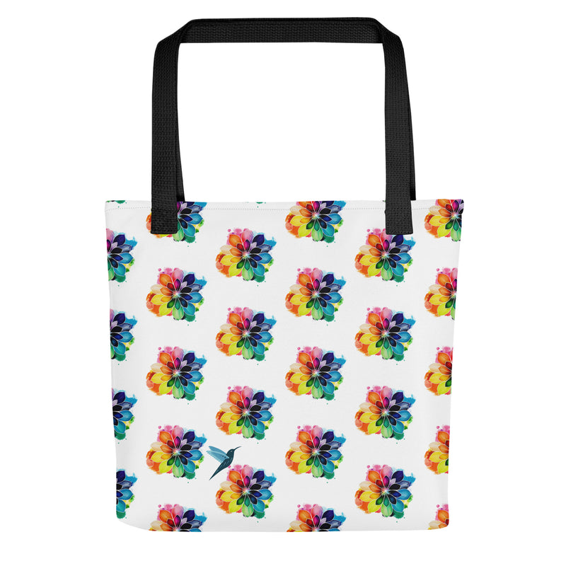 Artistic Watercolor Flowers Art Tote bag