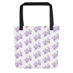 Purple Lilac Flowers Purple Butterfly Tote bag