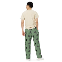 Sasquatch Bigfoot Comfortable unisex wide-leg pants PJS Pajamas Reg and Plus Size