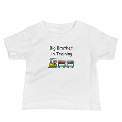 Big Brother in Training Baby Jersey Short Sleeve Tee for new Family baby