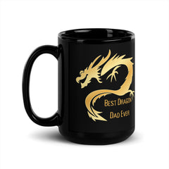 Funny Mug Best Dragon Dad Ever 15oz Ceramic Mug Best Dragon Dad Ever gift for Father's Day Chinese New Year Lunar New Year of the Dragon