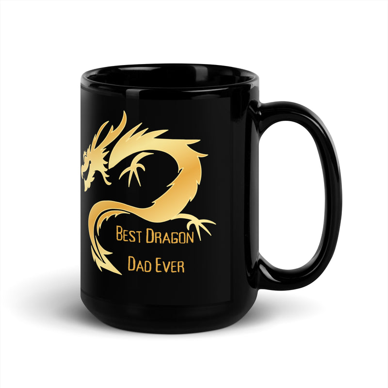 Funny Mug Best Dragon Dad Ever 15oz Ceramic Mug Best Dragon Dad Ever gift for Father's Day Chinese New Year Lunar New Year of the Dragon