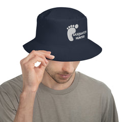 Embroidered Sasquatch Hunter Cotton Twill Bucket Hat