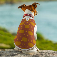 Pumpkin Spice Breathable Mesh Pet Tank Top Vest