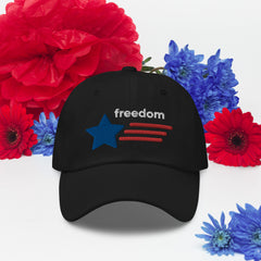 USA Flag Styled Freedom Baseball hat