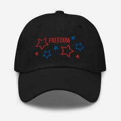 Embroidered Patriotic American Freedom Stars Baseball Dad hat