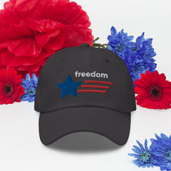 USA Flag Styled Freedom Baseball hat