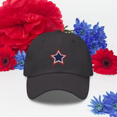 Embroidered Patriotic American Star Baseball Cap Dad hat