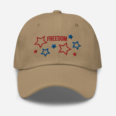 Embroidered Patriotic American Freedom Stars Baseball Dad hat