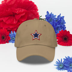 Embroidered Patriotic American Star Baseball Cap Dad hat