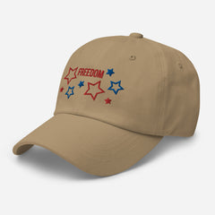 Embroidered Patriotic American Freedom Stars Baseball Dad hat