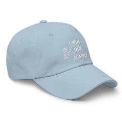 Embroidered I Will Not Comply Baseball Hat