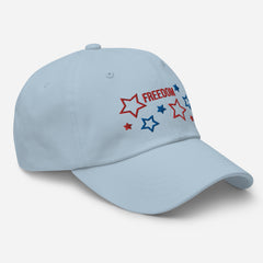 Embroidered Patriotic American Freedom Stars Baseball Dad hat