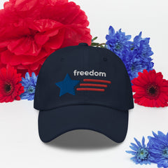 USA Flag Styled Freedom Baseball hat