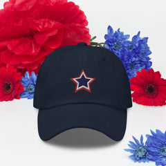 Embroidered Patriotic American Star Baseball Cap Dad hat