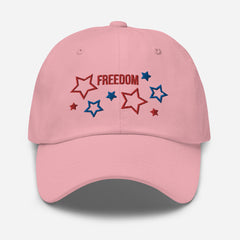 Embroidered Patriotic American Freedom Stars Baseball Dad hat