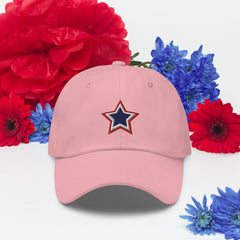 Embroidered Patriotic American Star Baseball Cap Dad hat