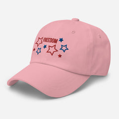 Embroidered Patriotic American Freedom Stars Baseball Dad hat