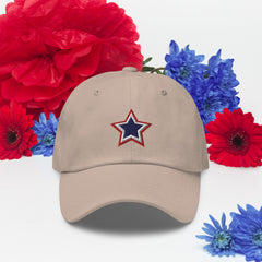 Embroidered Patriotic American Star Baseball Cap Dad hat