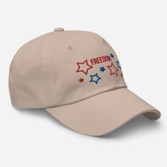 Embroidered Patriotic American Freedom Stars Baseball Dad hat