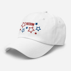 Embroidered Patriotic American Freedom Stars Baseball Dad hat