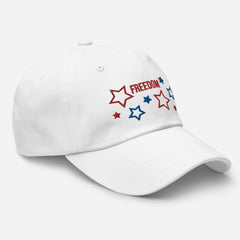 Embroidered Patriotic American Freedom Stars Baseball Dad hat