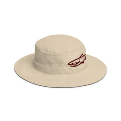 Columbia Embroidered Salmon Fish Fishing booney hat - unisex