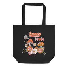 Funny Tote Bag Groovy Mom Retro Eco Tote Bag gift for Mom Gift for Mother's Day