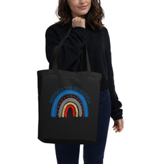 America the Beautiful Eco Organic Cotton Tote Bag with handle