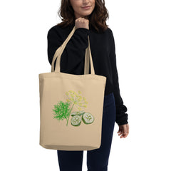 Dill Pickle Dill Herb Dill Flower Eco Tote Bag for Dill Pickle Lovers