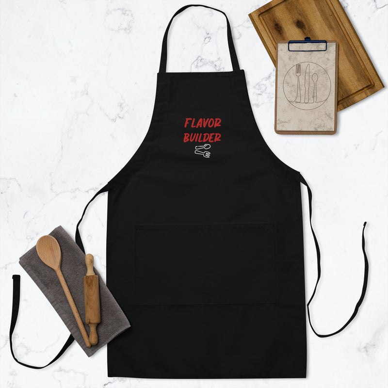 Flavor Builder Chef Embroidered Apron