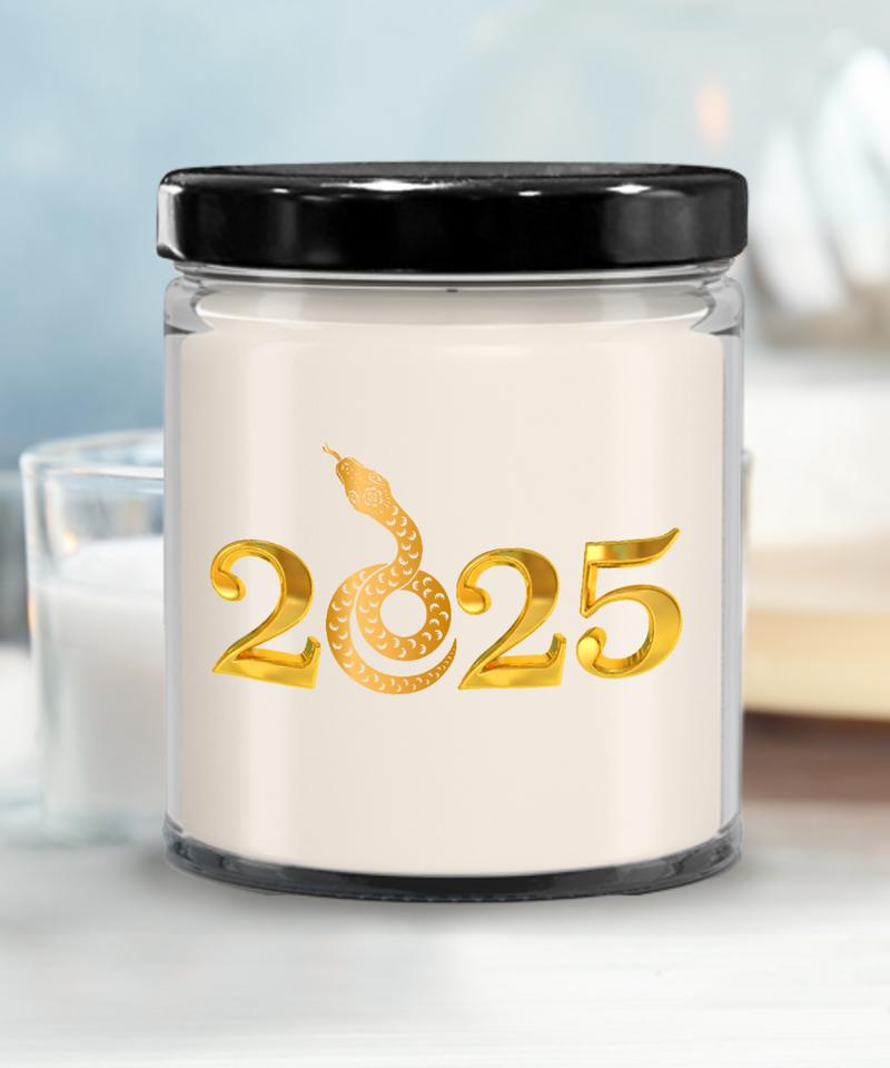 Year of the Snake 2025 9oz scented soy candle