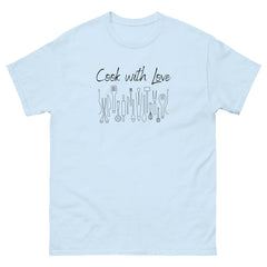 Cook with Love Cooks Chef Men's classic tee Gifts for people who like to cook