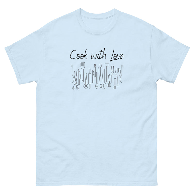 Cook with Love Cooks Chef Men's classic tee Gifts for people who like to cook