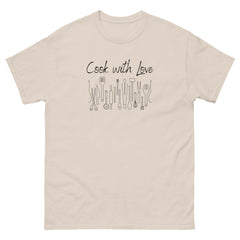 Cook with Love Cooks Chef Men's classic tee Gifts for people who like to cook