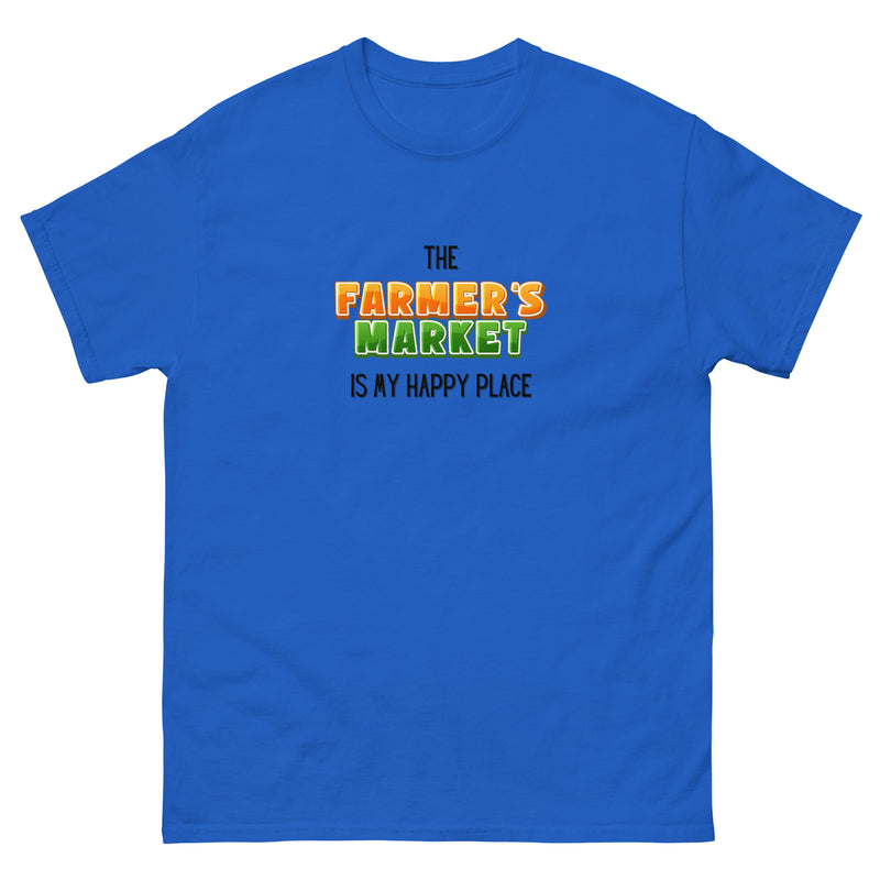 The Farmer's Market is my Happy Place Men's classic tee