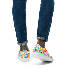 JellyBean All Over Print Men’s slip-on canvas shoes