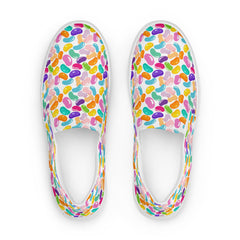 JellyBean All Over Print Men’s slip-on canvas shoes