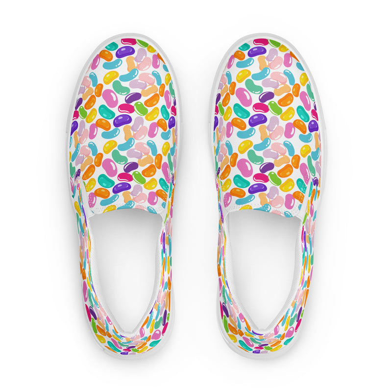 JellyBean All Over Print Men’s slip-on canvas shoes