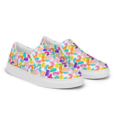 JellyBean All Over Print Men’s slip-on canvas shoes