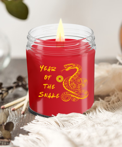 Year of the Snake 2025 9oz Scented Soy Blend Candle