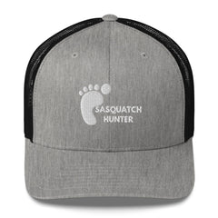 Embroidered Sasquatch Hunter Trucker Cap with mesh back