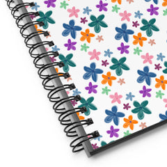 Flowers Wire Bound Spiral notebook