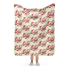 Dad Sherpa blanket Father's Day throw gift for Father