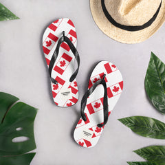 CanadaEh? Canada themed Flip-Flops