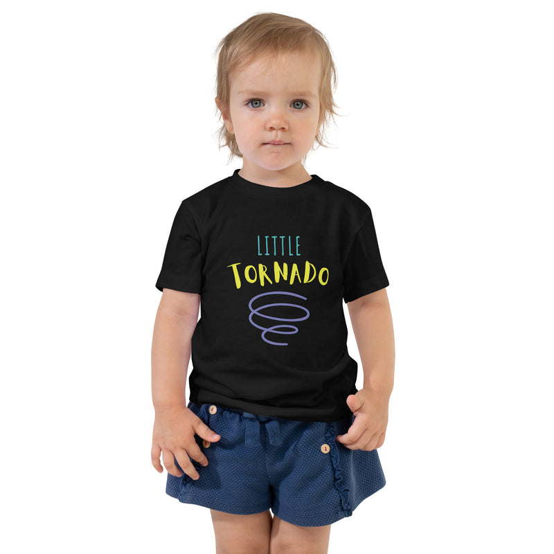 Funny Little Tornado for Busy Toddler Short Sleeve Tee