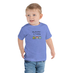 Big Brother in Training Toddler Short Sleeve Tee for new Family baby