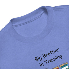 Big Brother in Training Toddler Short Sleeve Tee for new Family baby